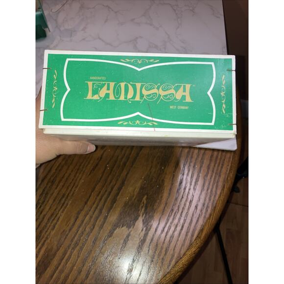 Box Only Vintage LANISSA Ornaments Handcrafted In W. Germany - Picture 5 of 7
